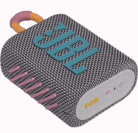 Speaker JBL Go 3 Bluetooth 4.2W RMS IP67 - Cinza JBLGO3GRYAM - Imagem 1