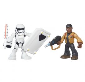 Boneco Hasbro Star Wars B3309 Finn (Jakku) & Stormtrooper - Imagem 1