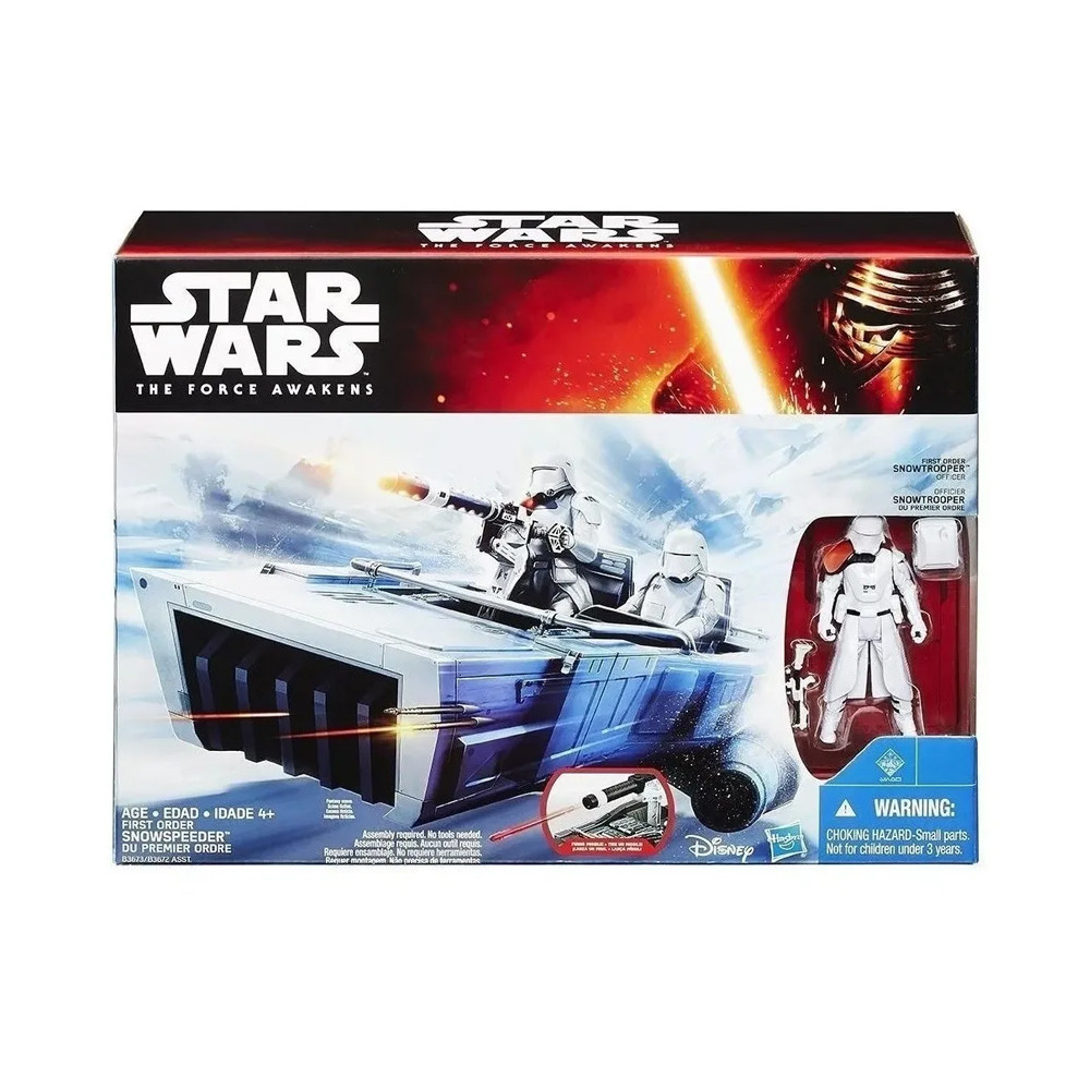 Bizak Star Wars Snowspeeder Di Luke Skywalker, 13 Cm, Con Microfigure Di Luke E Dak Raltar, Licenza Ufficiale