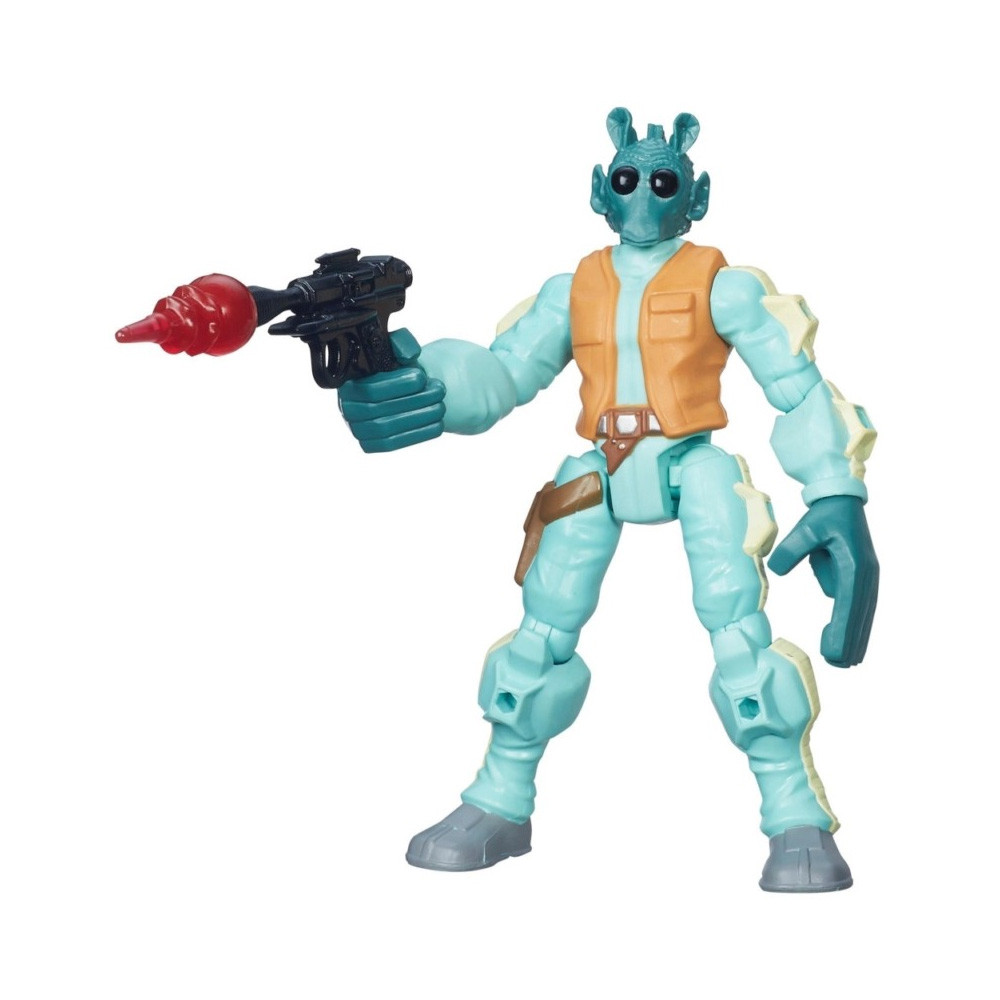 Hasbro Star Wars Hero Mashers - Figura Jar Jar Binks Personalizzabile, 9 Punti Articolazione, Gioco Creativo