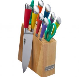 Jogo De Facas Com Faqueiro Cuisinart C77SS-11P Coloridas - 11 Peças - Imagem 1