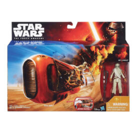 Nave e Boneco Hasbro Star Wars B3676 Rey Speeder Jakku - Imagem 2