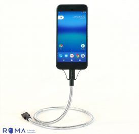 Cabo FuseChicken Usb-A/Lightning 0.6m Bobine Auto Edition Car Dock Prata - ULC - Imagem 1