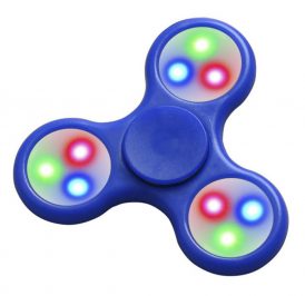 Spinner Fidget Anti Stress LED Azul - Imagem 1