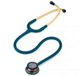 Estetoscópio 3M Littmann Classic III 5807 - Azul Caribe e Rainbow - Imagem 1
