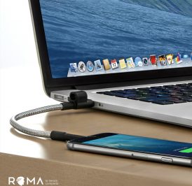 Cabo FuseChicken Usb-A/Lightning  24cm Titan Loop Prata - TLP - Imagem 1