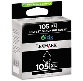 CARTUCHO LEXMARK 14N0822 105XL BLACK - 14N0822 - Imagem 1