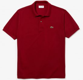 Camiseta Lacoste Polo Masculino L1212-476 T6 - Bordô - Imagem 1