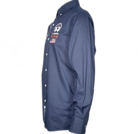 Camisa La Martina Masculino EQ.JMC315 02 - Marinho - Imagem 1