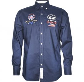 Camisa La Martina Masculino EQ.JMC315 04 - Marinho - Imagem 1