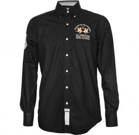 Camisa La Martina Masculino EQ.JMC610 04 - Preto - Imagem 1