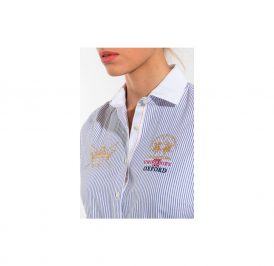 Camisa La Martina Feminina EQ.JWC304 03 - Faixa Azul - Imagem 1
