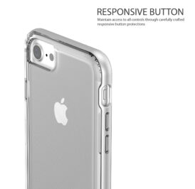 Capa iLuv iPhone 7/8 Metal Forge Prata Transparente - AI7METFSI - Imagem 2