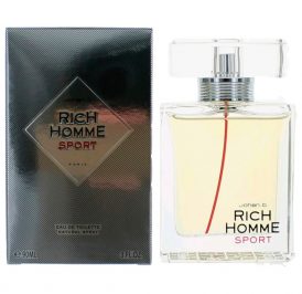 Perfume Johan.B Rich Homme Sport Eau de Toilette Masculino 90ML - Imagem 1