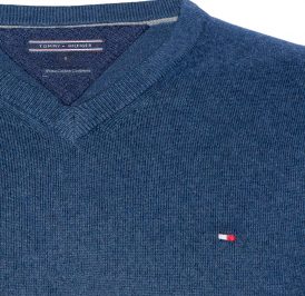 Suéter Tommy Hilfiger Masculino 0857858112-437 M Azul Marinho - Imagem 1