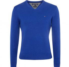 Suéter Tommy Hilfiger Masculino 0857894140-084 S Azul Marinho - Imagem 1