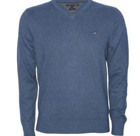 Suéter Tommy Hilfiger Masculino 0857894140-427 L Azul Claro - Imagem 1