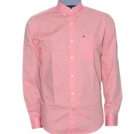Camisa Tommy Hilfiger Masculino 08578A6499-620 M Vermelho - Imagem 1