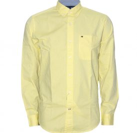 Camisa Tommy Hilfiger Masculino 08578A6499-725 S Amarelo - Imagem 1