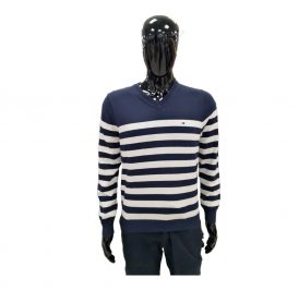 Suéter Tommy Hilfiger Masculino 08578B3004-143 XL Azul - Imagem 1