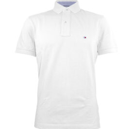 Camiseta Tommy Hilfiger Polo Masculino 0867802698-100 XL Branco - Imagem 2