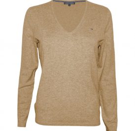 Suéter Tommy Hilfiger Feminina 1M87650121-253 L Creme - Imagem 1