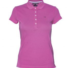 Camiseta Tommy Hilfiger Polo Feminina 1M87650126-664 S Pink - Imagem 1