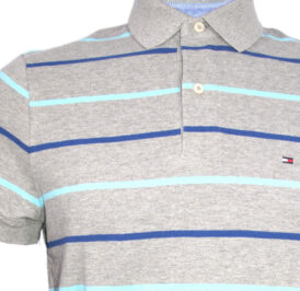 Camiseta Tommy Hilfiger Polo Masculino C8878A7672-004 S Cinza - Imagem 2