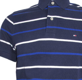 Camiseta Tommy Hilfiger Polo Masculino C8878A7672-422 L Azul Marinho - Imagem 2