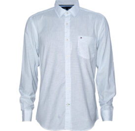 Camisa Tommy Hilfiger Masculino C8878A7739-422 L Azul Xadrez Claro - Imagem 1