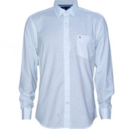 Camisa Tommy Hilfiger Masculino C8878A7739-427 L Azul Xadrez - Imagem 1