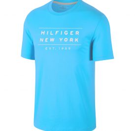Camiseta Tommy Hilfiger Masculino C8878A7790-464 L Azul - Imagem 1