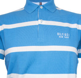 Camiseta Tommy Hilfiger Polo Masculino MW0MW00693-903 L Azul - Imagem 2