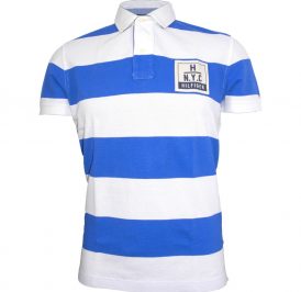 Camiseta Tommy Hilfiger Polo Masculino MW0MW00805-902 M Branco / Azul - Imagem 1