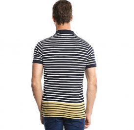 Camiseta Tommy Hilfiger Polo Masculino MW0MW01259-903 S Branco / Preto - Imagem 1