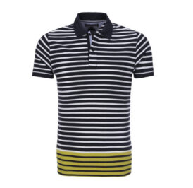 Camiseta Tommy Hilfiger Polo Masculino MW0MW01259-903 XL Branco / Preto - Imagem 3