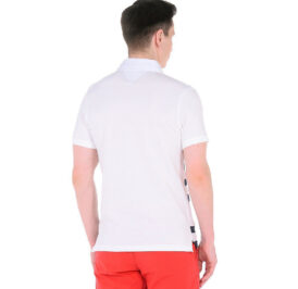 Camiseta Tommy Hilfiger Polo Masculino MW0MW01261-902 XL Branco / Preto - Imagem 3