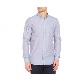 Camisa Tommy Hilfiger Masculino MW0MW01514-902 L - Vermelho/Branco/Azul - Imagem 1