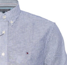 Camisa Tommy Hilfiger Masculino M/C MW0MW01554-902 XL Cinza - Imagem 2