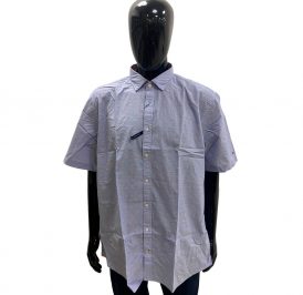 Camisa Tommy Hilfiger Masculino MW0MW01556-474 L - Cinza Azul - Imagem 1