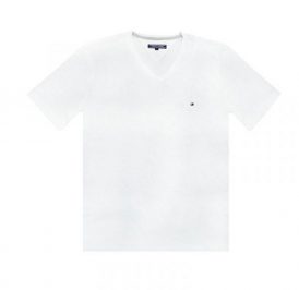Camiseta Tommy Hilfiger Masculino MW0MW01610-100 M Branco - Imagem 1