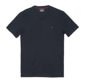 Camiseta Tommy Hilfiger Masculino MW0MW01610-403 S Azul Marinho - Imagem 1