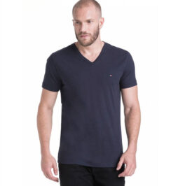Camiseta Tommy Hilfiger Masculino MW0MW01610-403 S Azul Marinho - Imagem 2