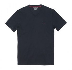 Camiseta Tommy Hilfiger Masculino MW0MW01610-403 XL Azul Marinho - Imagem 1