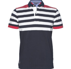 Camiseta Tommy Hilfiger Polo Masculino MW0MW02423-903 S Vermelho / Preto - Imagem 2