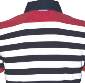 Camiseta Tommy Hilfiger Polo Masculino MW0MW02423-903 S Vermelho / Preto - Imagem 4