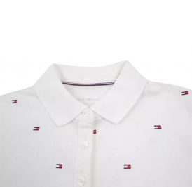 Camiseta Tommy Hilfiger Polo Feminina RM17648533-100 SM Branco - Imagem 1