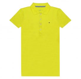 Camiseta Tommy Hilfiger Polo Feminina RM37678957-767 XS Amarelo - Imagem 1