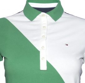 Camiseta Tommy Hilfiger Polo Feminina RM37678962-241 M Azul Verde - Imagem 1