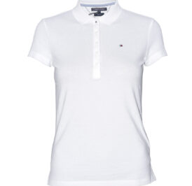 Camiseta Tommy Hilfiger Polo Feminina RM87676591-100 M Branco Fashon - Imagem 2